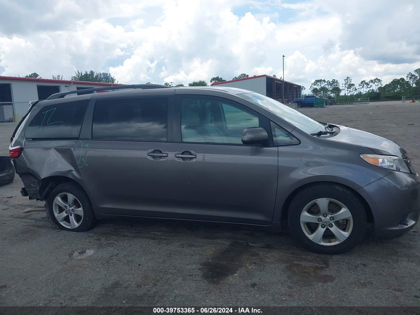2017 Toyota Sienna Le 8 Passenger VIN: 5TDKZ3DC6HS790739 Lot: 39753365