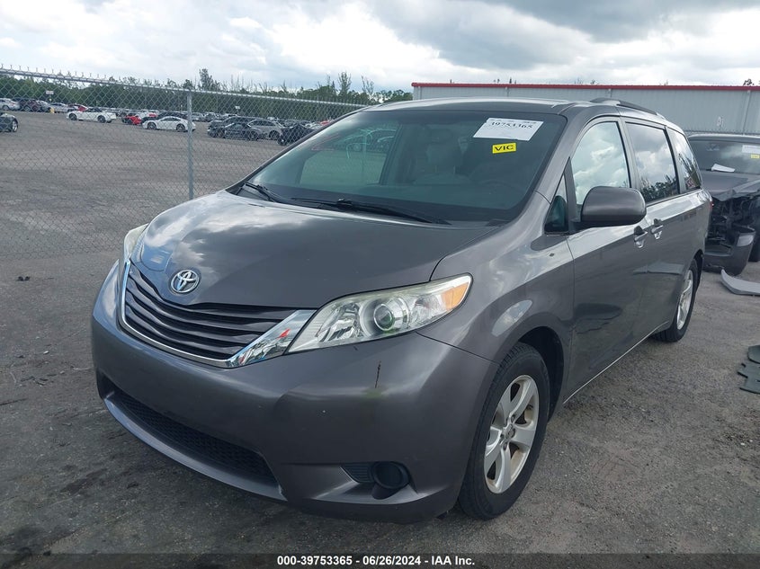 VIN 5TDKZ3DC6HS790739 2017 TOYOTA SIENNA LE 8 PASSENGER