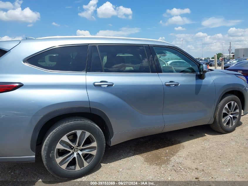 2022 Toyota Highlander Xle VIN: 5TDGZRAH9NS103113 Lot: 39753369
