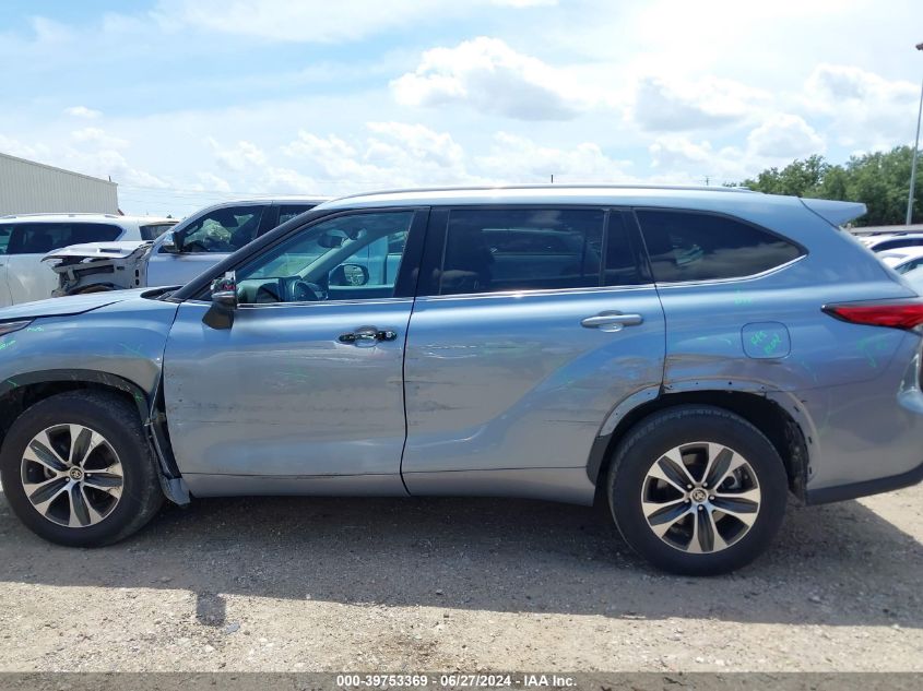 2022 Toyota Highlander Xle VIN: 5TDGZRAH9NS103113 Lot: 39753369