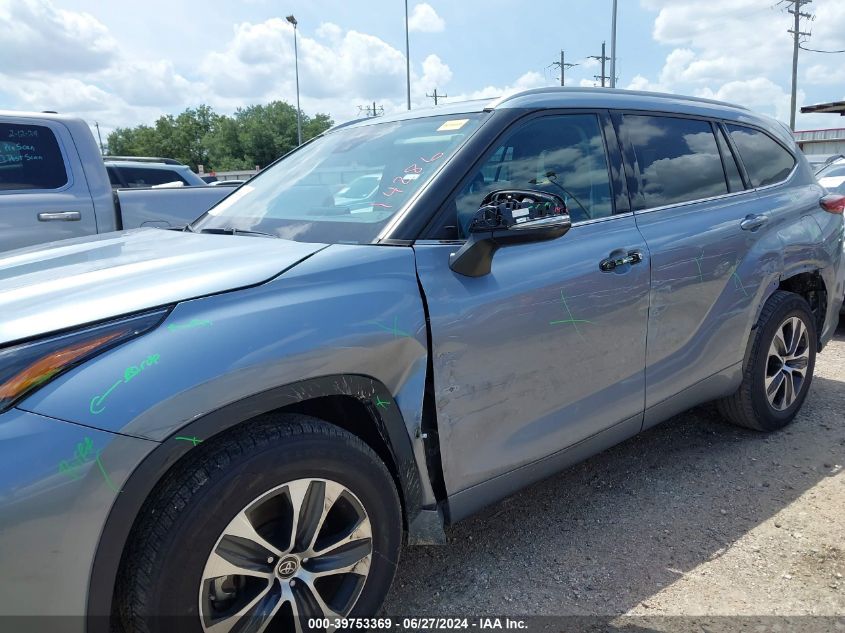 2022 Toyota Highlander Xle VIN: 5TDGZRAH9NS103113 Lot: 39753369