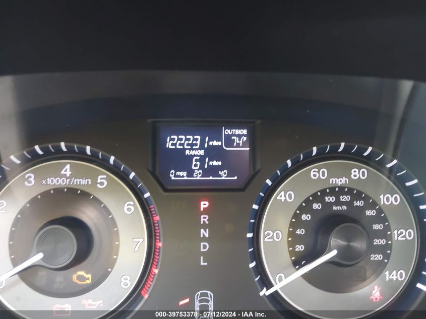 2012 Honda Odyssey Ex-L VIN: 5FNRL5H63CB002044 Lot: 39753378