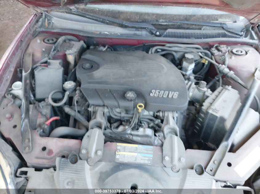 2006 Chevrolet Monte Carlo Lt VIN: 2G1WM15K369189782 Lot: 39753379