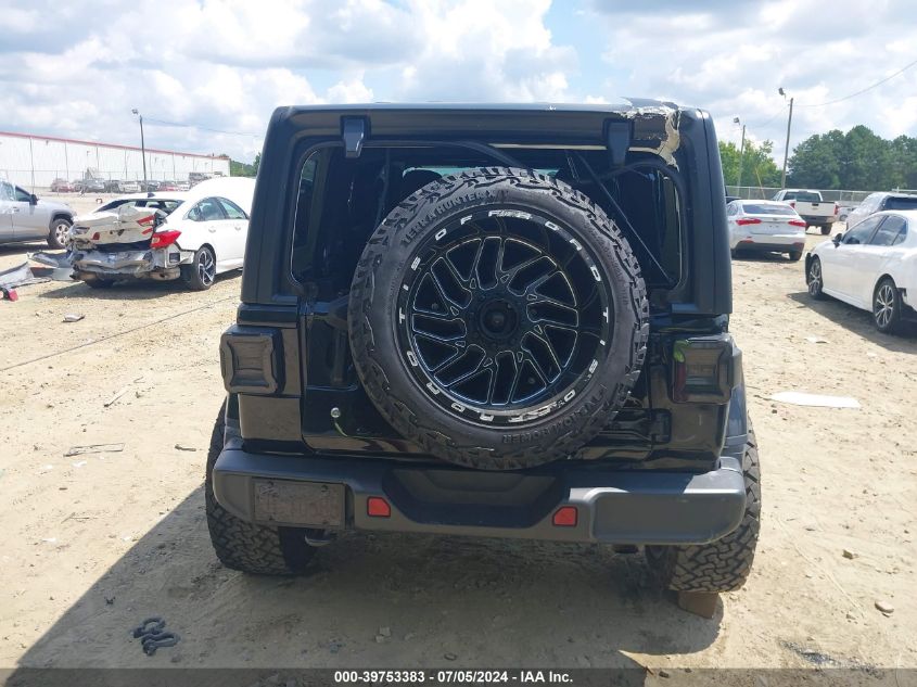 2020 Jeep Wrangler Unlimited Sahara 4X4 VIN: 1C4HJXEN1LW199610 Lot: 39753383