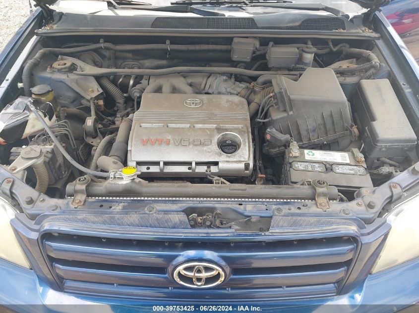 2007 Toyota Highlander V6 VIN: JTEHP21A070220939 Lot: 39753425