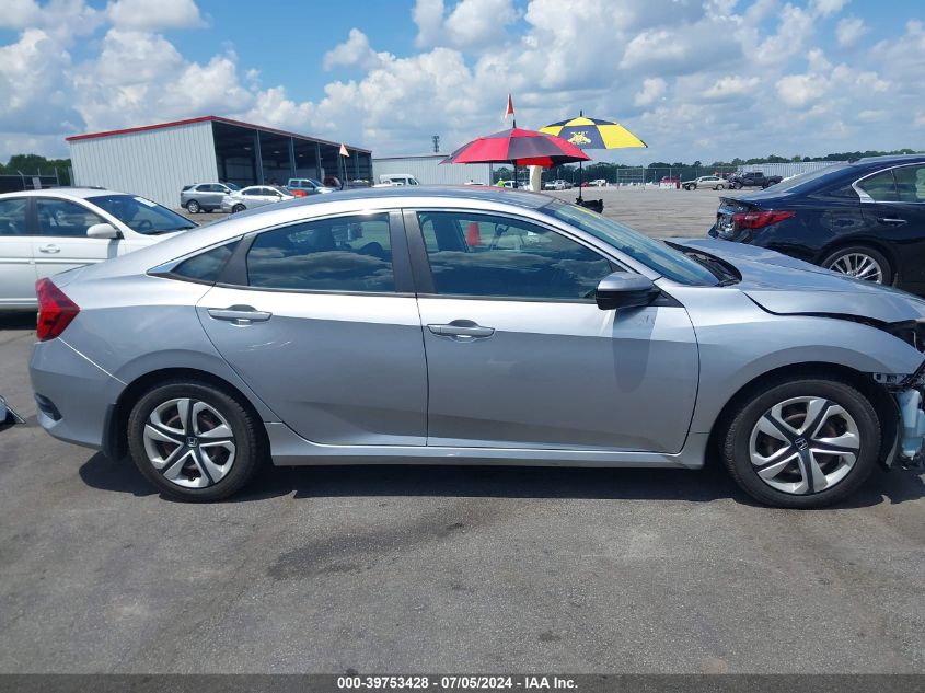 2018 Honda Civic Lx VIN: 19XFC2F54JE030949 Lot: 39753428