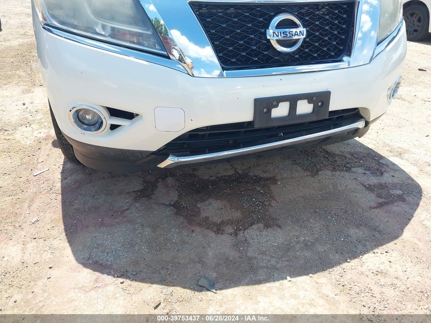 2013 Nissan Pathfinder Sl VIN: 5N1AR2MN9DC606702 Lot: 39753437