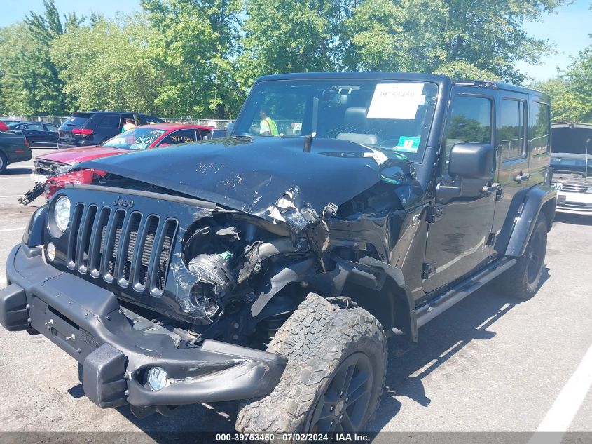 2017 Jeep Wrangler Unlimited Sport VIN: 1C4BJWDG1HL527135 Lot: 39753450