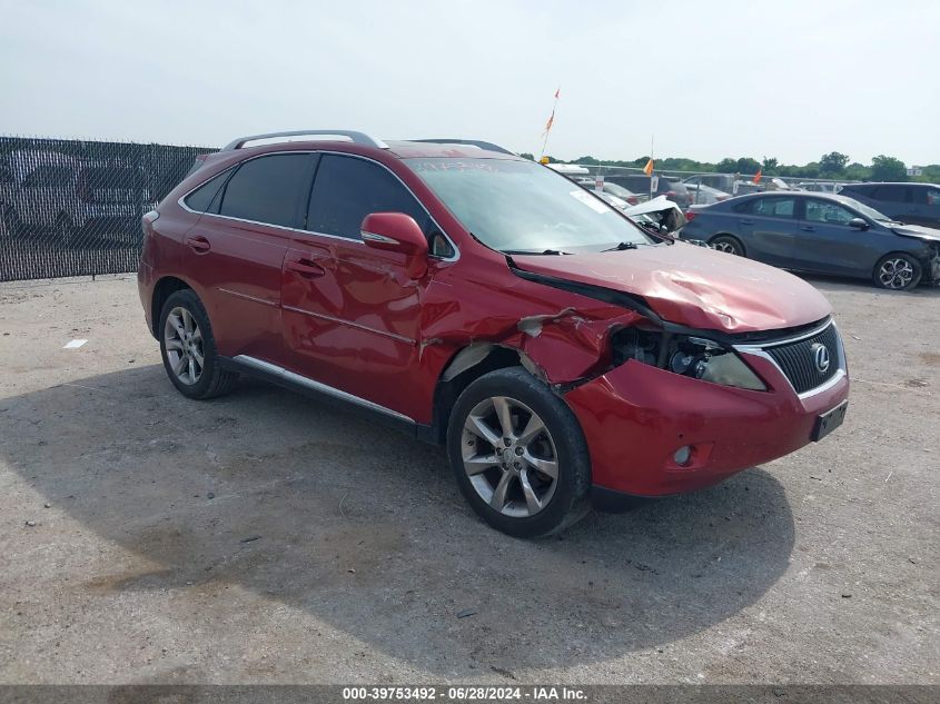 2010 Lexus Rx 350 VIN: JTJZK1BA0A2000886 Lot: 39753492