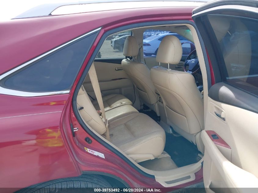 2010 Lexus Rx 350 VIN: JTJZK1BA0A2000886 Lot: 39753492