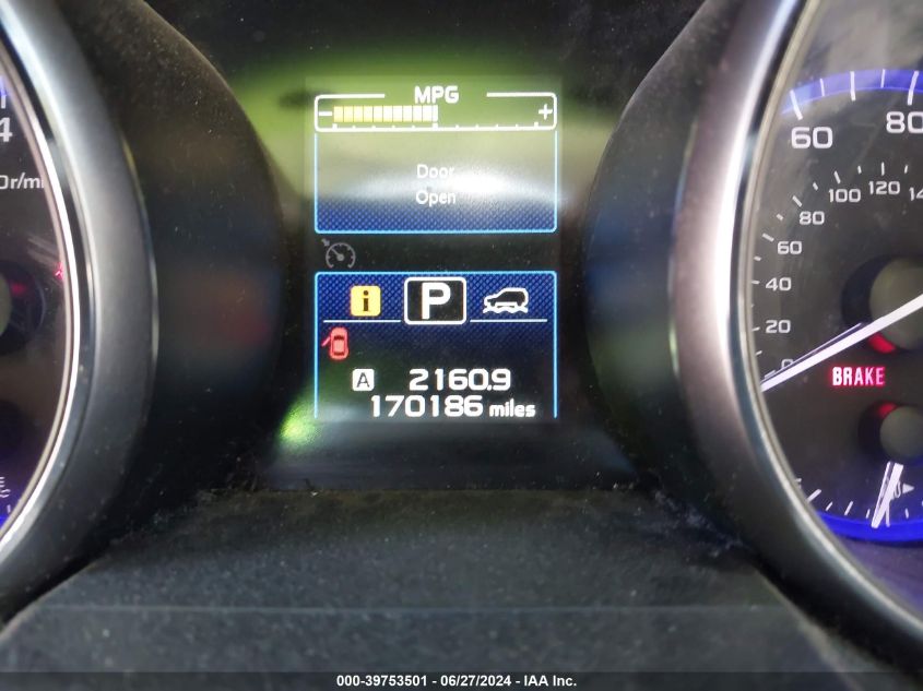 2017 Subaru Outback 2.5I Premium VIN: 4S4BSACCXH3275038 Lot: 39753501