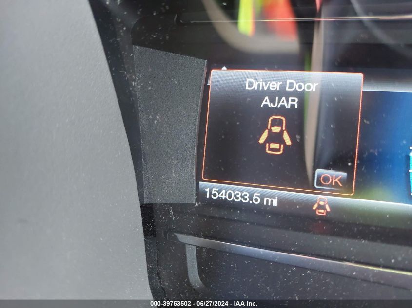 2015 Ford Flex Limited VIN: 2FMHK6D81FBA05792 Lot: 39753502