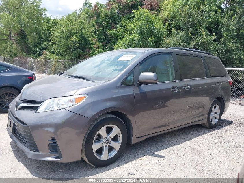 2020 Toyota Sienna Le VIN: 5TDKZ3DC0LS024322 Lot: 39753505