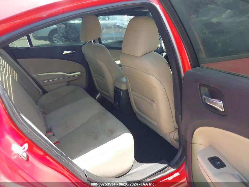 2014 Dodge Charger Se VIN: 2C3CDXBG2EH155886 Lot: 39753534