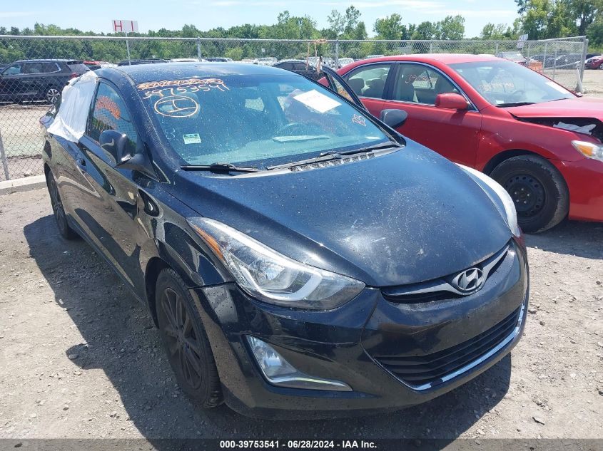 2014 Hyundai Elantra Se VIN: 5NPDH4AE8EH467852 Lot: 39753541