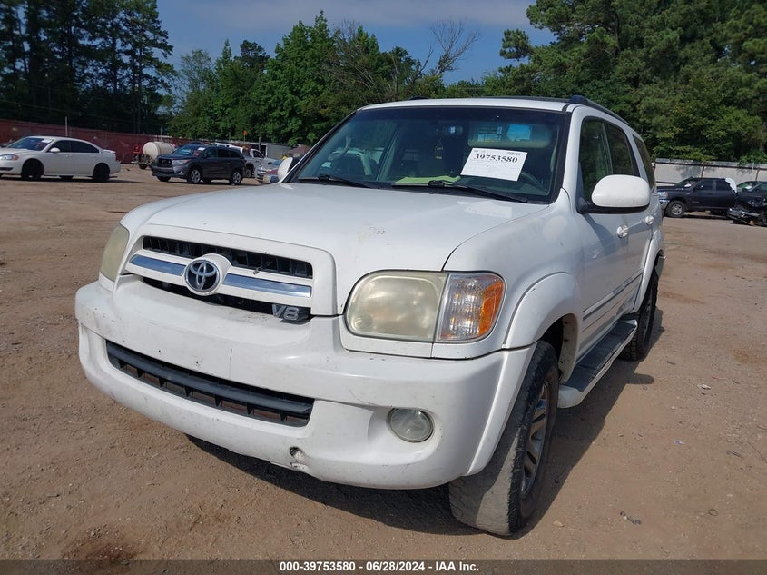 2005 Toyota Sequoia Sr5 V8 VIN: 5TDZT34A95S257102 Lot: 39753580