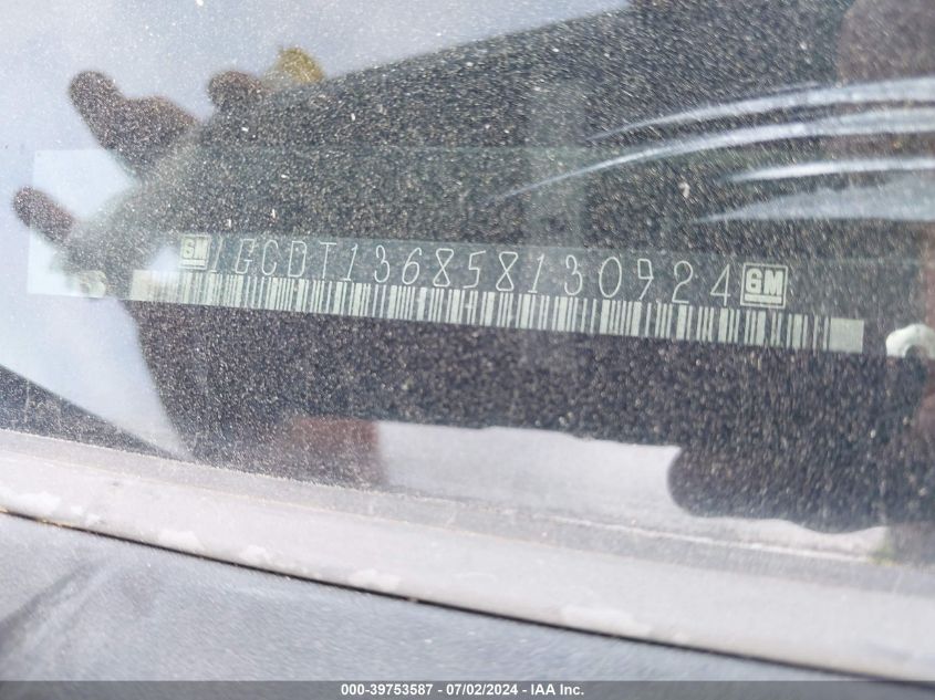 2005 Chevrolet Colorado Ls VIN: 1GCDT136858130924 Lot: 39753587