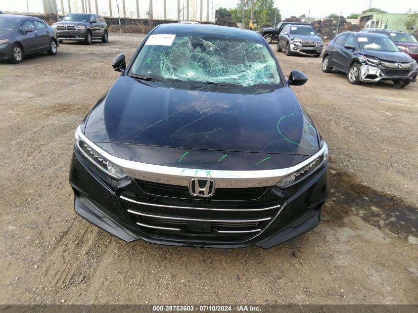 2022 Honda Accord Lx VIN: 1HGCV1F13NA014322 Lot: 39753603