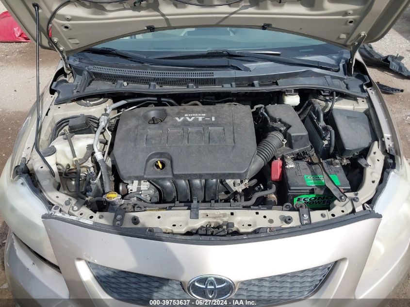 2009 Toyota Corolla S/Le/Xle VIN: 2T1BU40E29C075012 Lot: 39753637