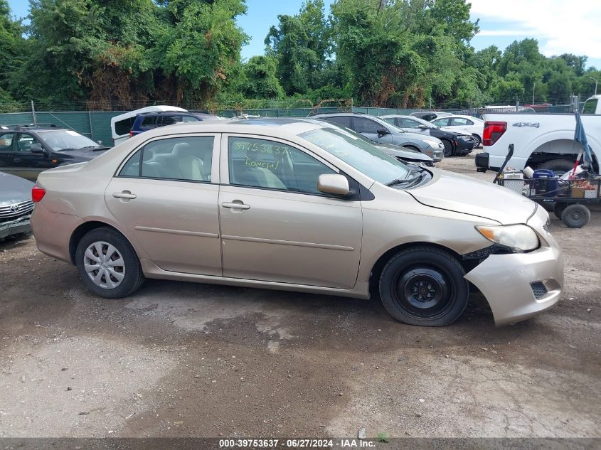 2009 Toyota Corolla S/Le/Xle VIN: 2T1BU40E29C075012 Lot: 39753637