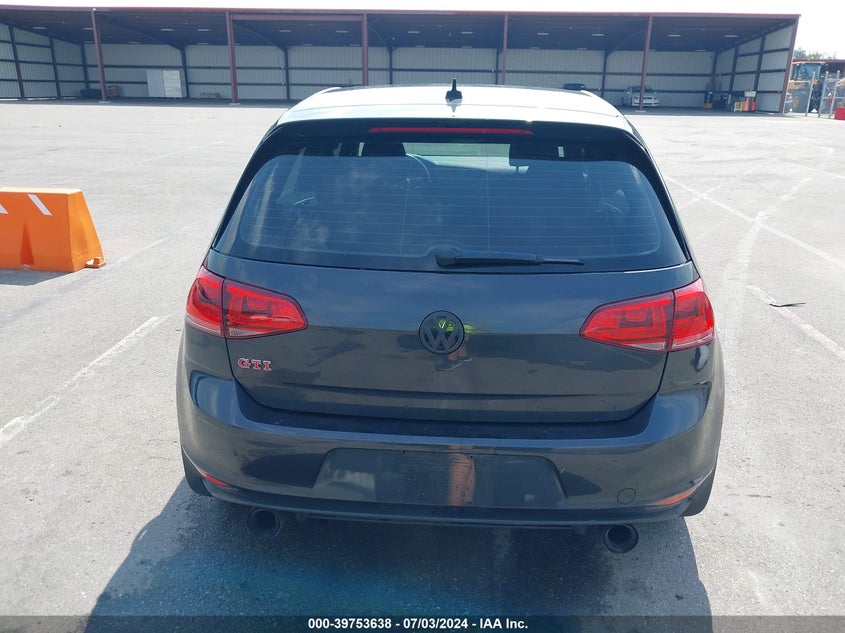 2017 VOLKSWAGEN GOLF GTI AUTOBAHN 4-DOOR/S 4-DOOR/SE 4-DOOR/SPORT 4-DOOR - 3VW447AU0HM059569