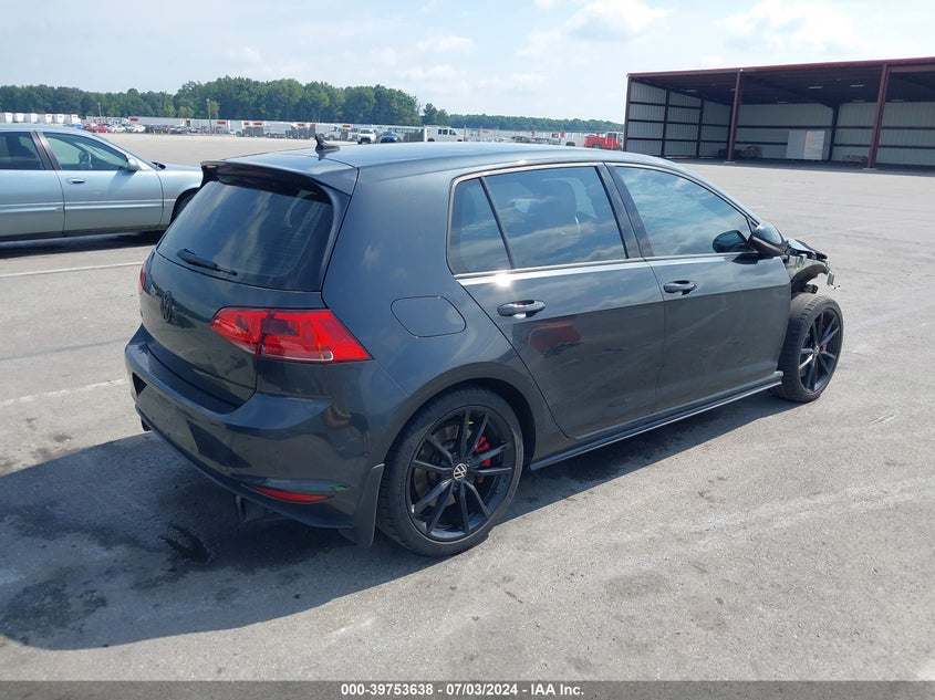2017 VOLKSWAGEN GOLF GTI AUTOBAHN 4-DOOR/S 4-DOOR/SE 4-DOOR/SPORT 4-DOOR - 3VW447AU0HM059569