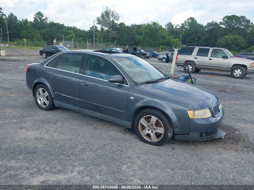 2002 Audi A4 3.0 Quattro VIN: WAULT58E82A238352 Lot: 39753645