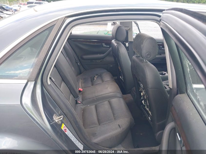 2002 Audi A4 3.0 Quattro VIN: WAULT58E82A238352 Lot: 39753645