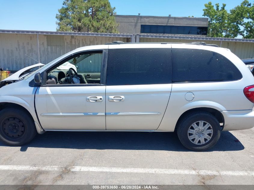 2003 Chrysler Town & Country Lx VIN: 2C4GP44303R161707 Lot: 39753650