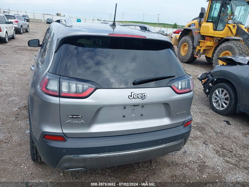 2019 Jeep Cherokee Limited 4X4 VIN: 1C4PJMDN9KD355673 Lot: 39753652