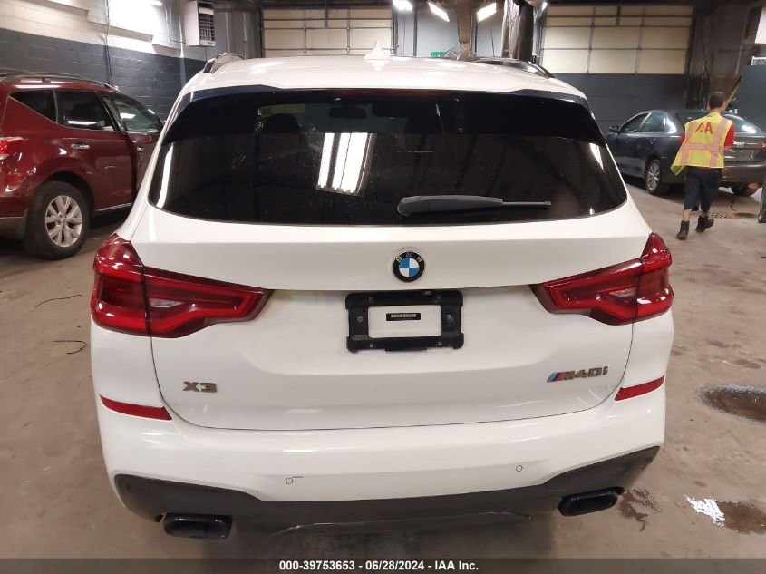 2019 BMW X3 M40I VIN: 5UXTS3C53K0Z10288 Lot: 39753653