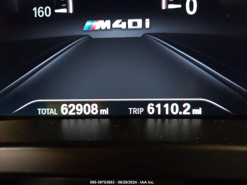 2019 BMW X3 M40I VIN: 5UXTS3C53K0Z10288 Lot: 39753653