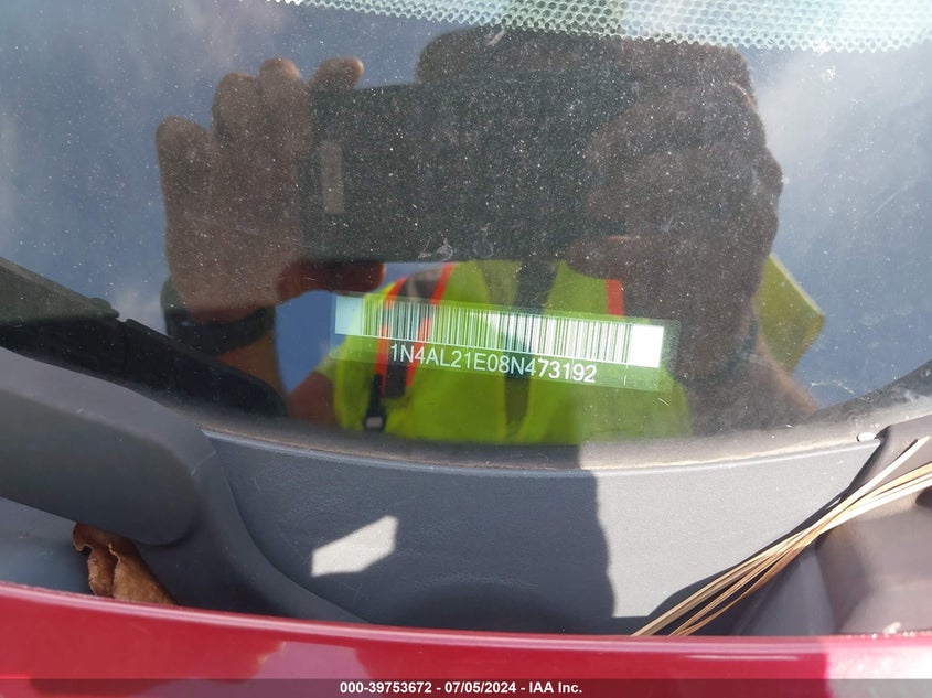 2008 Nissan Altima 2.5/2.5S VIN: 1N4AL21E08N473192 Lot: 39753672