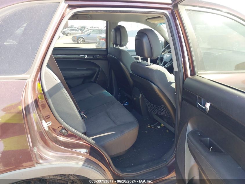 2012 Kia Sorento Lx V6 VIN: 5XYKT4A24CG296565 Lot: 39753677