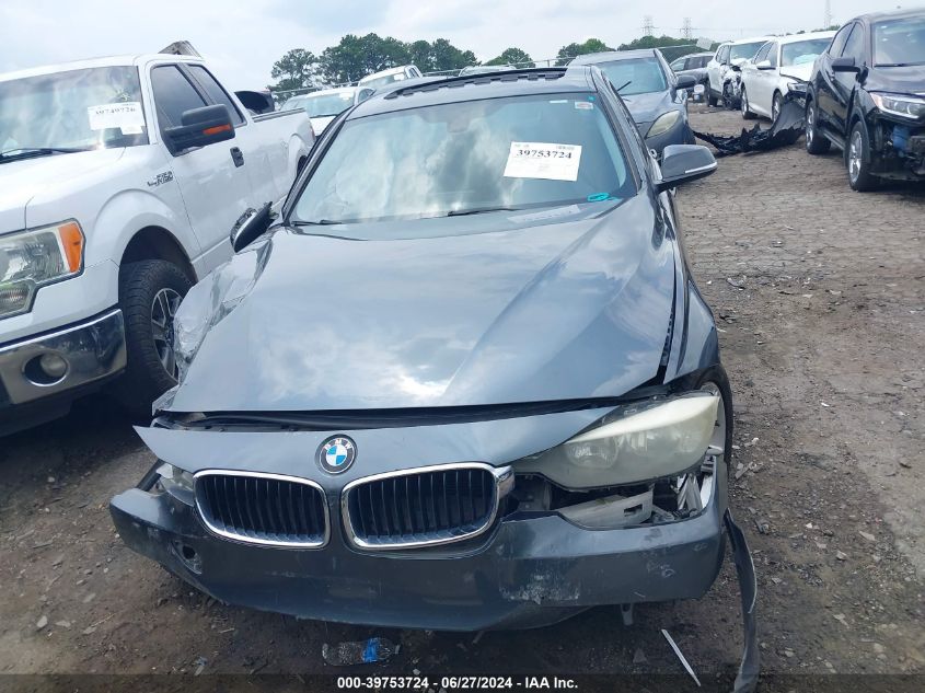 2012 BMW 328 I VIN: WBA3A5C56CF347684 Lot: 39753724