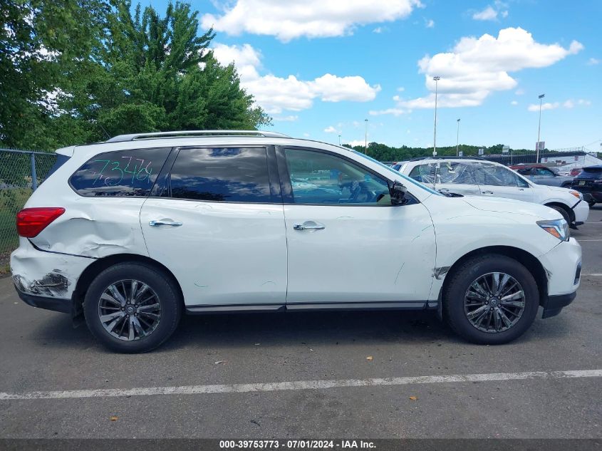 2017 Nissan Pathfinder Sv VIN: 5N1DR2MM7HC644827 Lot: 39753773