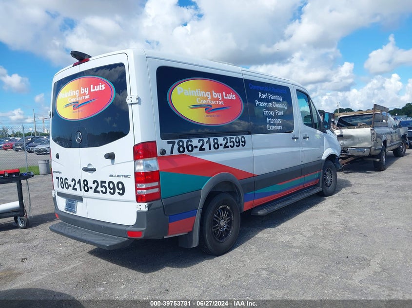 2015 Mercedes-Benz Sprinter 2500 Normal Roof VIN: WDZPE7DC0FP101875 Lot: 39753781