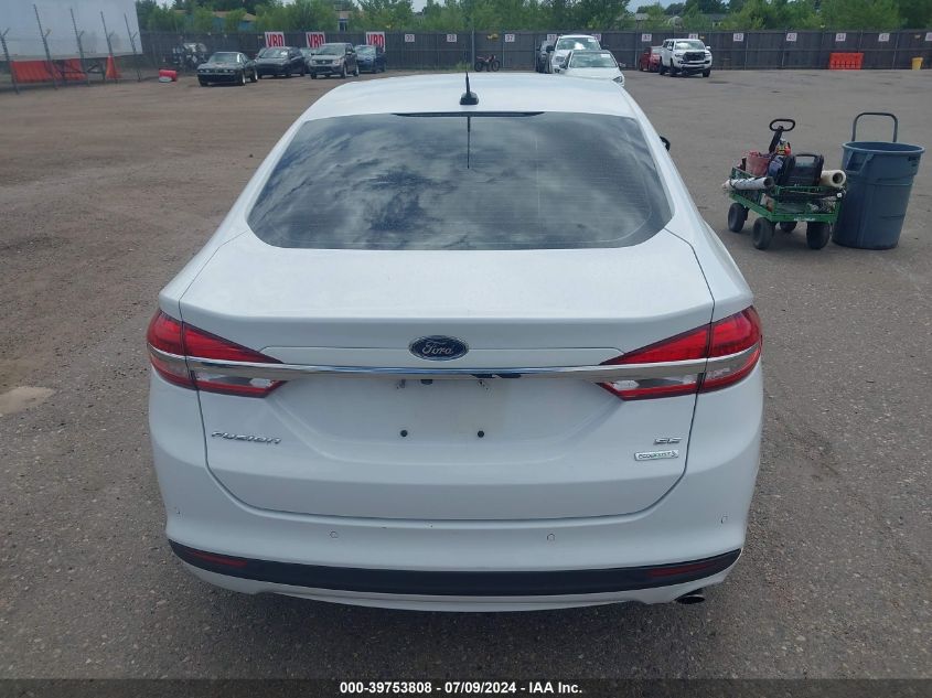 2018 Ford Fusion Se VIN: 3FA6P0HD3JR224707 Lot: 39753808