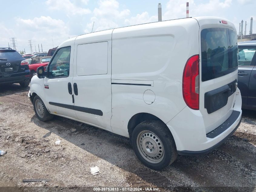 2022 Ram Promaster City Cargo Van VIN: ZFBHRFAB5N6W38599 Lot: 39753813