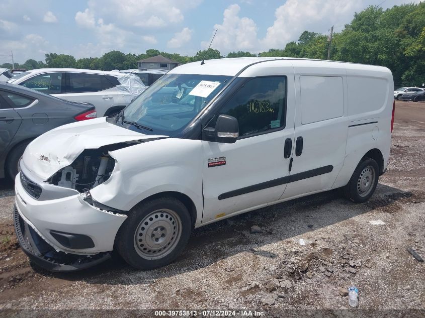 2022 Ram Promaster City Cargo Van VIN: ZFBHRFAB5N6W38599 Lot: 39753813