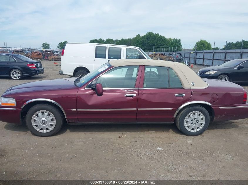 2005 Mercury Grand Marquis Gs VIN: 2MEFM74W35X646663 Lot: 39753818