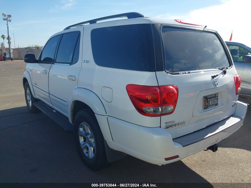 2005 Toyota Sequoia Sr5 V8 VIN: 5TDZT34A25S253117 Lot: 39753844