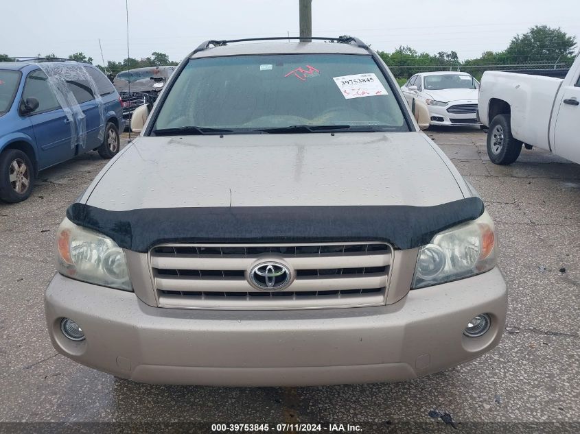2007 Toyota Highlander VIN: JTEGD21A170167138 Lot: 39753845