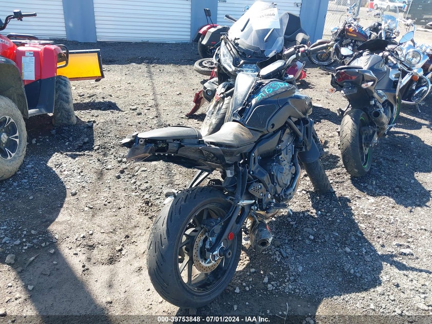 2022 YAMAHA MT07 UNKNOWN(VIN: JYARM32E8NA006535