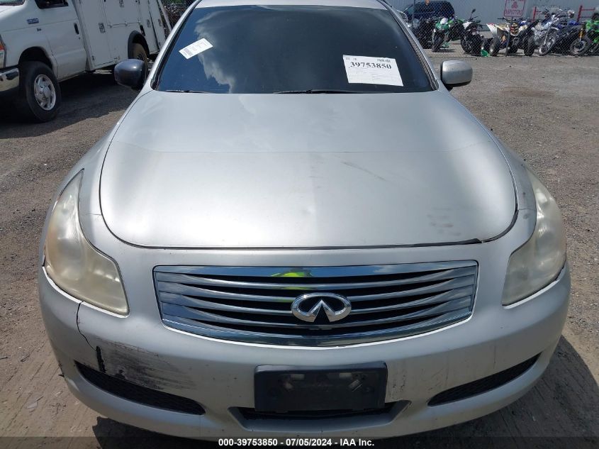 2008 Infiniti G35X VIN: JNKBV61F88M278597 Lot: 39753850