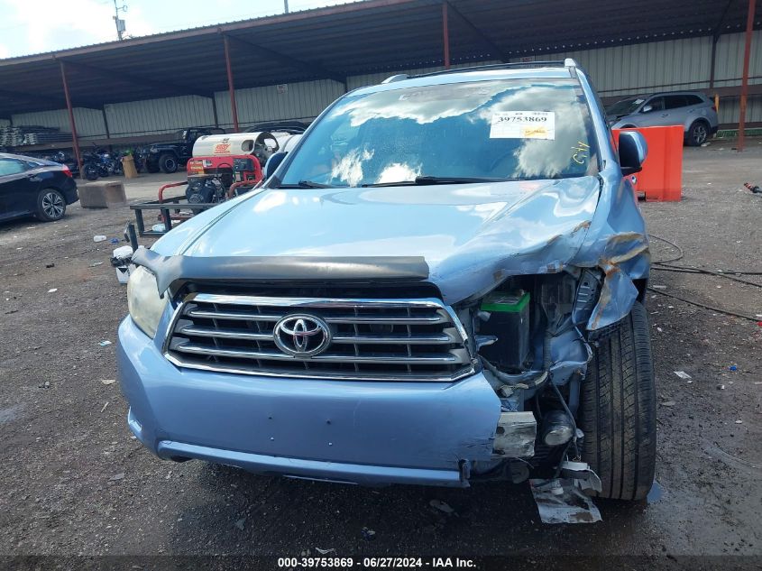 2008 Toyota Highlander Limited VIN: JTEES42A982108223 Lot: 39753869