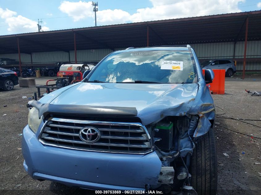 2008 Toyota Highlander Limited VIN: JTEES42A982108223 Lot: 39753869