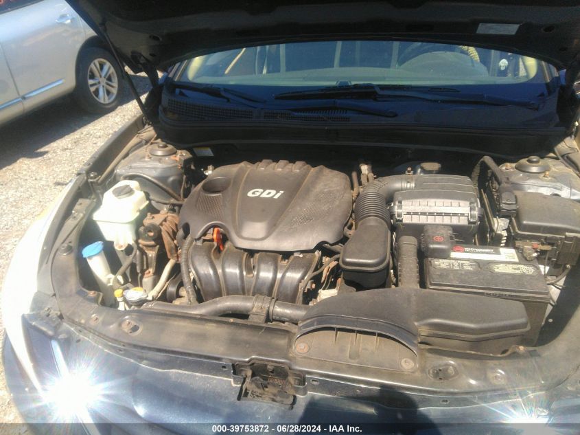 2013 Hyundai Sonata Gls VIN: 5NPEB4AC1DH699969 Lot: 39753872