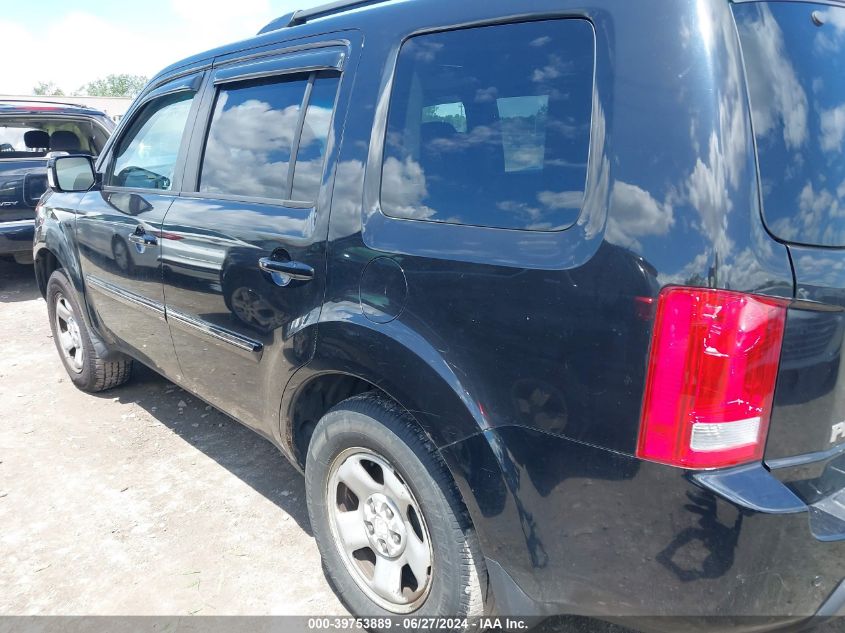 2011 Honda Pilot Touring VIN: 5FNYF4H95BB025492 Lot: 39753889