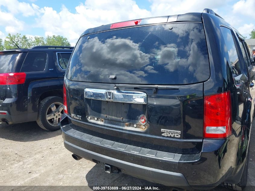 2011 Honda Pilot Touring VIN: 5FNYF4H95BB025492 Lot: 39753889